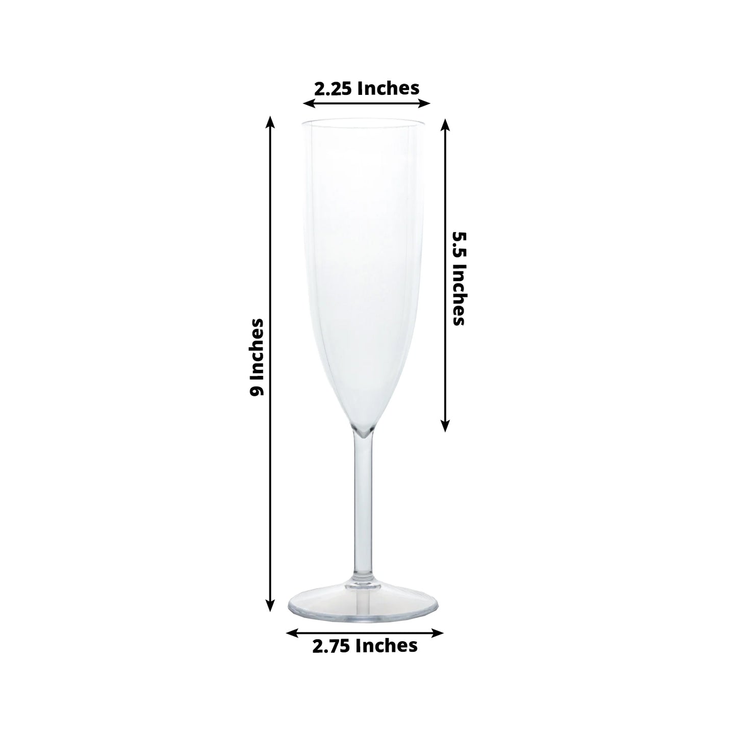 Shatterproof Champagne Flutes – 12 Reusable 6oz Clear Plastic Toasting Glasses for Celebrations & Special Occasions