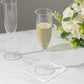 Shatterproof Champagne Flutes – 12 Reusable 6oz Clear Plastic Toasting Glasses for Celebrations & Special Occasions