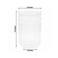 12 Pack 16oz Plastic Tumblers - Clear Vintage Highball Glasses, Reusable Shatterproof with Embossed 