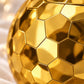 12 Pack Gold Disco Ball Cups with Lid and Straw 20oz – Reusable Plastic Cocktail Tumblers, 70s Retro
