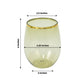 12-Pack Plastic Wine Tumblers Transparent Dusty Sage Green with Gold Rim - Reusable Drinkware 12oz