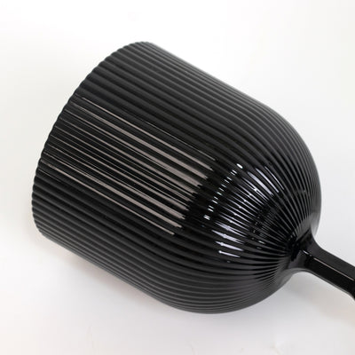 Décor Ideas Using Black Ribbed Wine Goblets