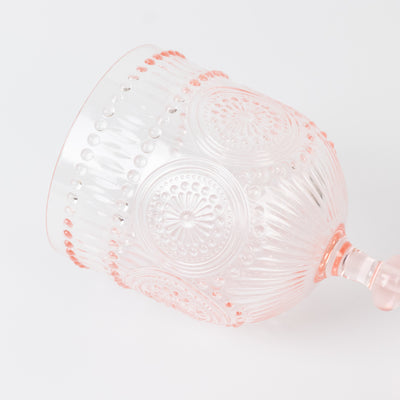 Styling Transparent Blush Goblets