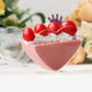 24 Pack | 2oz Mini Clear Disposable Heart-Shaped Pudding Snack Cups with Spoons, Plastic Reusable Dessert Parfait Bowl Sets