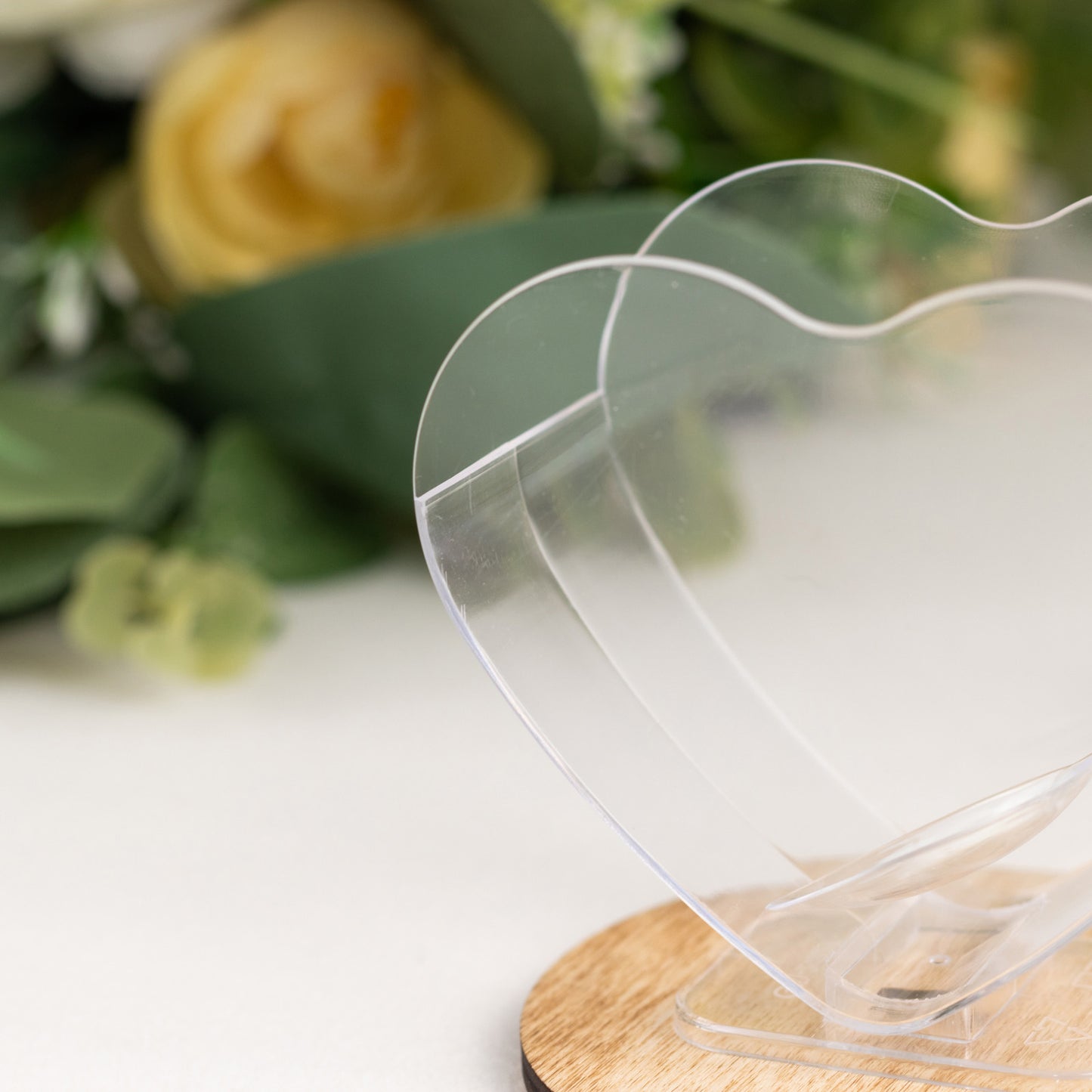 24 Pack | 2oz Mini Clear Disposable Heart-Shaped Pudding Snack Cups with Spoons, Plastic Reusable Dessert Parfait Bowl Sets