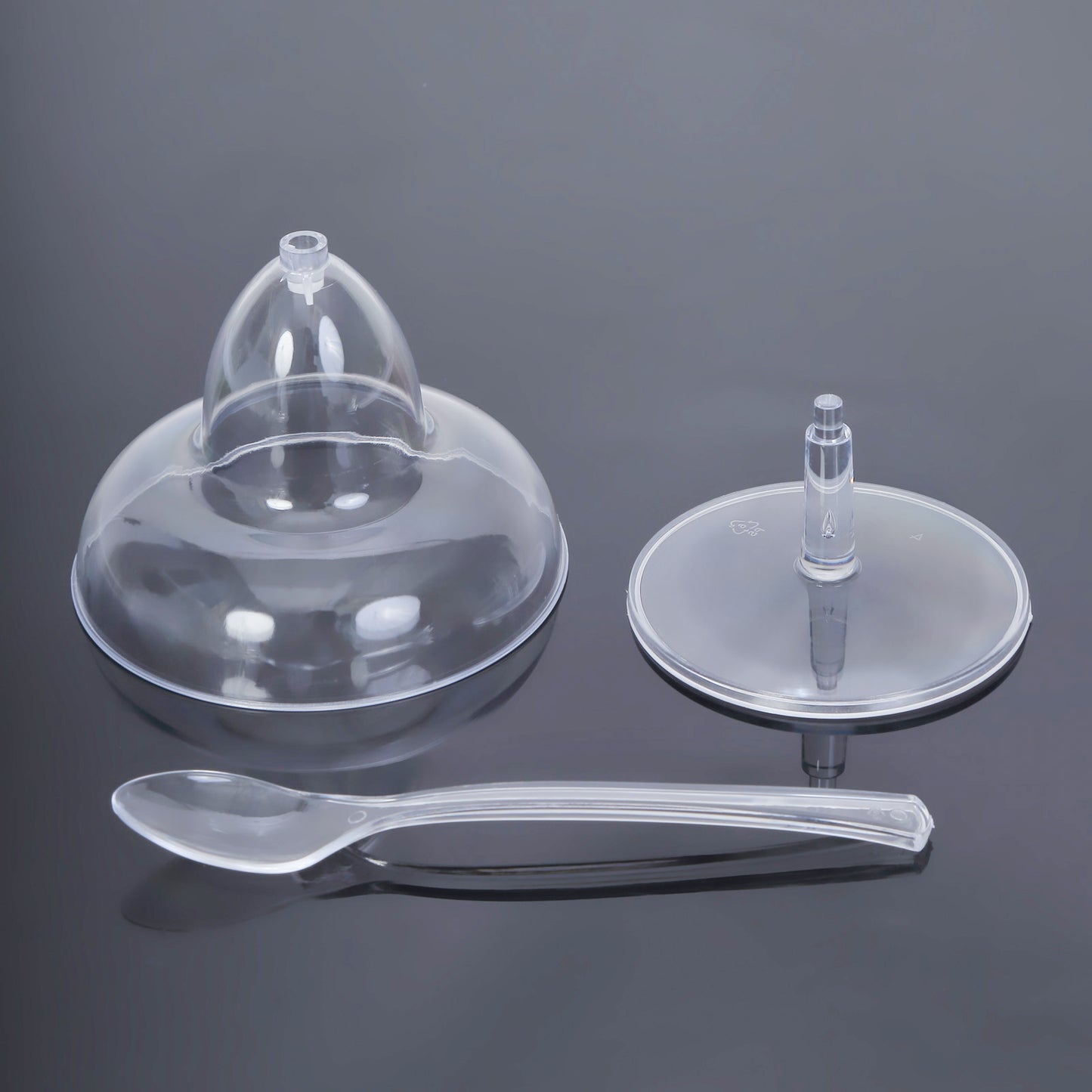 24 Pack | 2oz Crystal Clear Mini Disposable Margarita Glasses With Spoons, Plastic Dessert Appetizer Cup and Spoon Set