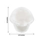 50 Pack Clear Dome Lid Disposable Ice Cream Fruit Cups, 7oz Plastic Pudding Dessert Parfait Cups