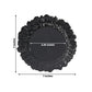 20-Pack 7" Plastic Dessert Plates – Black Reef Design Appetizer Salad Party Plates – Elegant Disposable Tableware