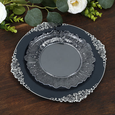 Clear Reef Design 7" Dessert Plates