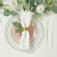 10 Pack Transparent Blush Hammered Plastic Salad Plates with Gold Rim, 7" Round Disposable Appetizer Dessert Plates