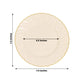 Ivory and gold disposable dessert appetizer plates, round, 10 pack.