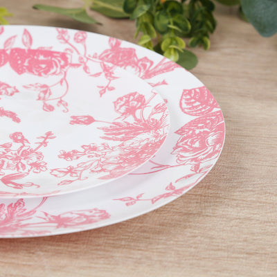 Why Choose Pink French Toile Disposable Plates?