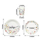 72 Pcs Wildflower Butterfly Paper Party Plates and Cups, Disposable Tableware Set for Birthdays, Weddings, and Events