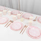 75 Pcs Pink Vintage Floral Paper Party Supplies Kit, Disposable Plates Cups Combo Pack