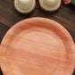 25 Pack | 10" Natural Rustic Wood Grain Disposable Party Plates, Farmhouse Style Paper Dinner Plates