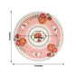 25 Pack Dusty Rose Round Floral Paper Dinner Plates, Disposable Tea Party Plates with Rose Flowers Print - 9"