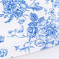 10 Pack French Toile Plastic Rectangle Serving Trays, 13"L x 9"W Blue & White Floral Party Platters