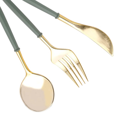 Elevate Your Event with Metallic Gold and Dusty Sage Green