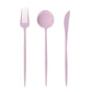 60 Pack Plastic Silverware Set, Lavender Lilac Heavy Duty Disposable Sleek Utensil Cutlery