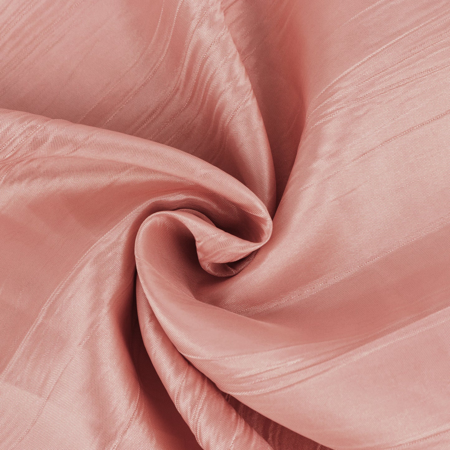 54"x10 Yards Dusty Rose Accordion Crinkle Taffeta Fabric Bolt