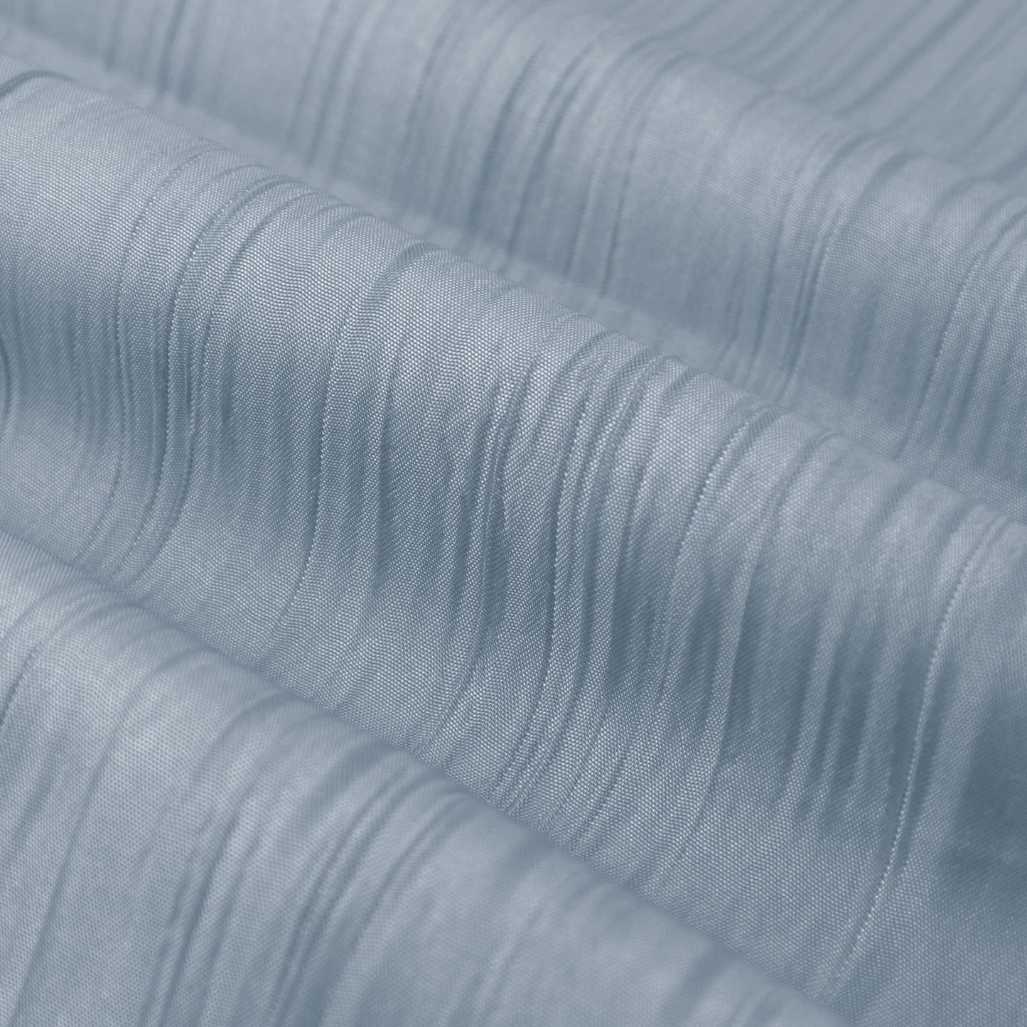 54"x10 Yards Dusty Blue Accordion Crinkle Taffeta Fabric Bolt