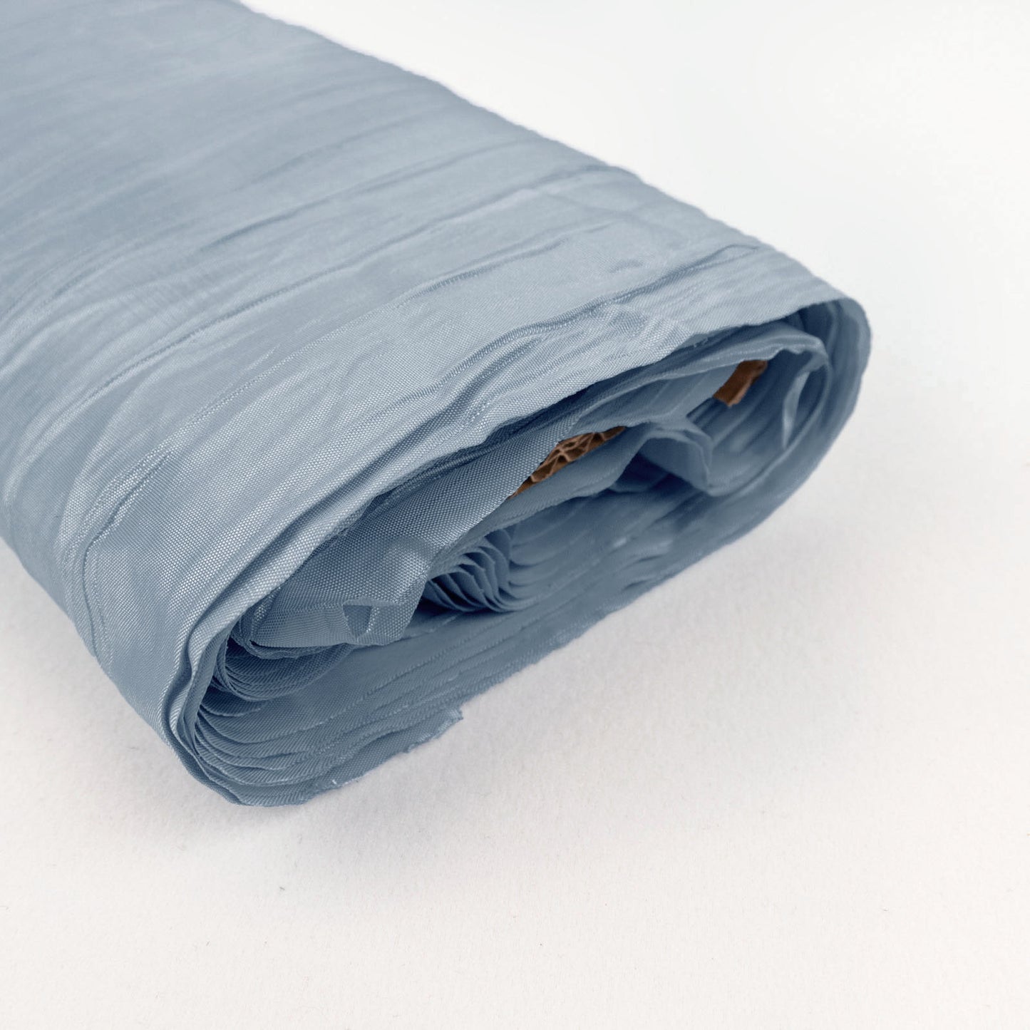 54"x10 Yards Dusty Blue Accordion Crinkle Taffeta Fabric Bolt