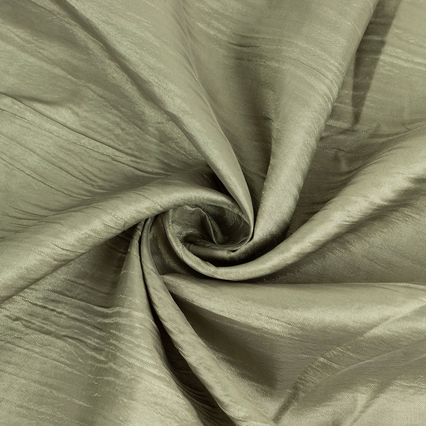 54"x10 Yards Dusty Sage Green Accordion Crinkle Taffeta Fabric Bolt