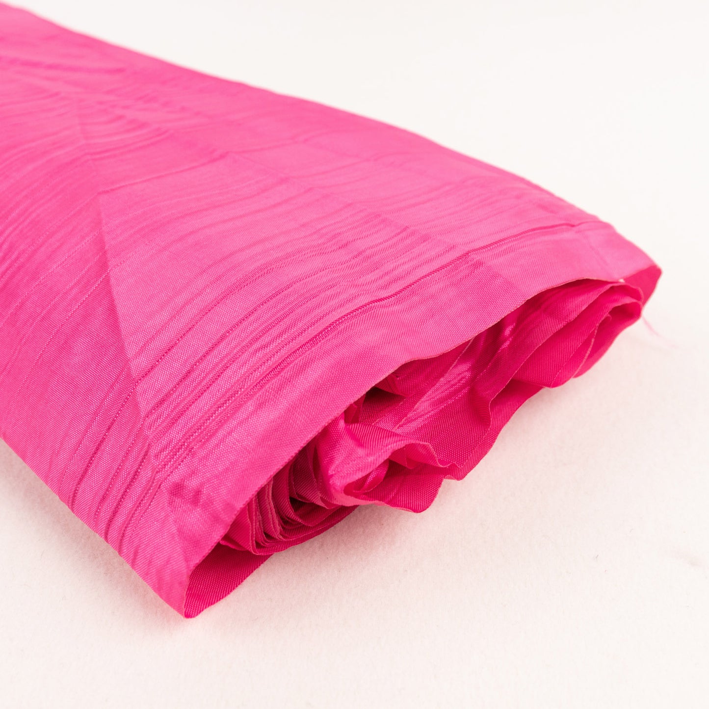 54"x10 Yards Fuchsia Accordion Crinkle Taffeta Fabric Bolt