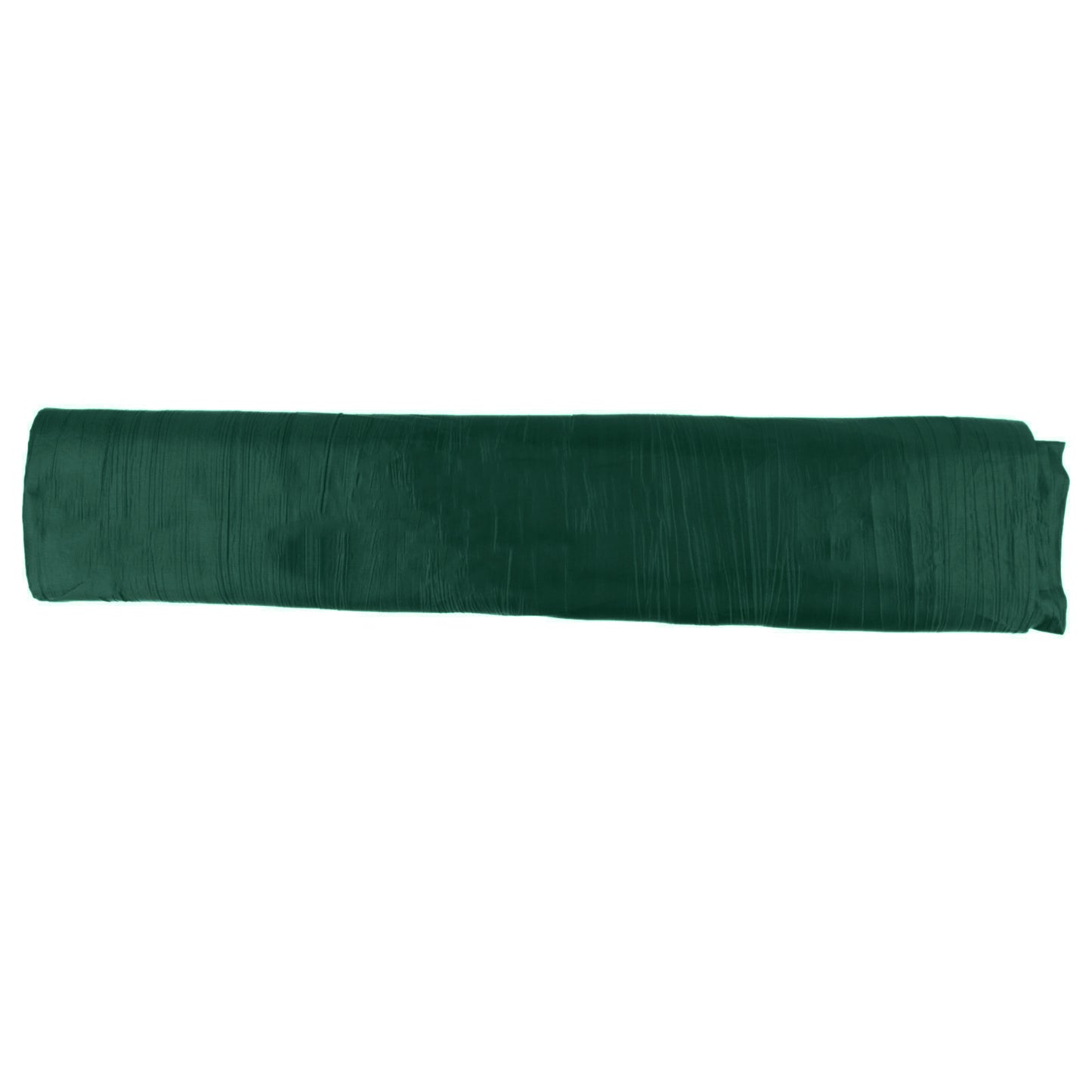 54"x10 Yards Hunter Emerald Green Accordion Crinkle Taffeta Fabric Bolt