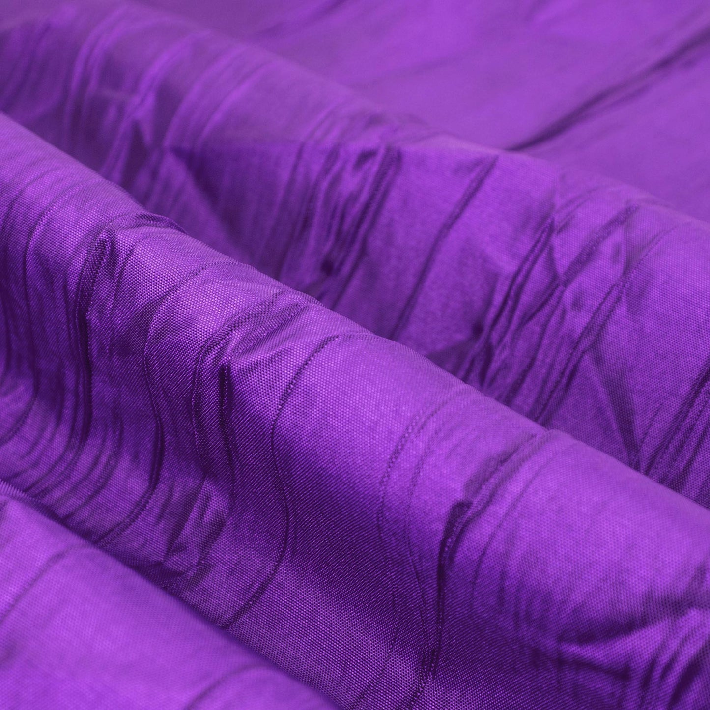 54"x10 Yards Purple Accordion Crinkle Taffeta Fabric Bolt