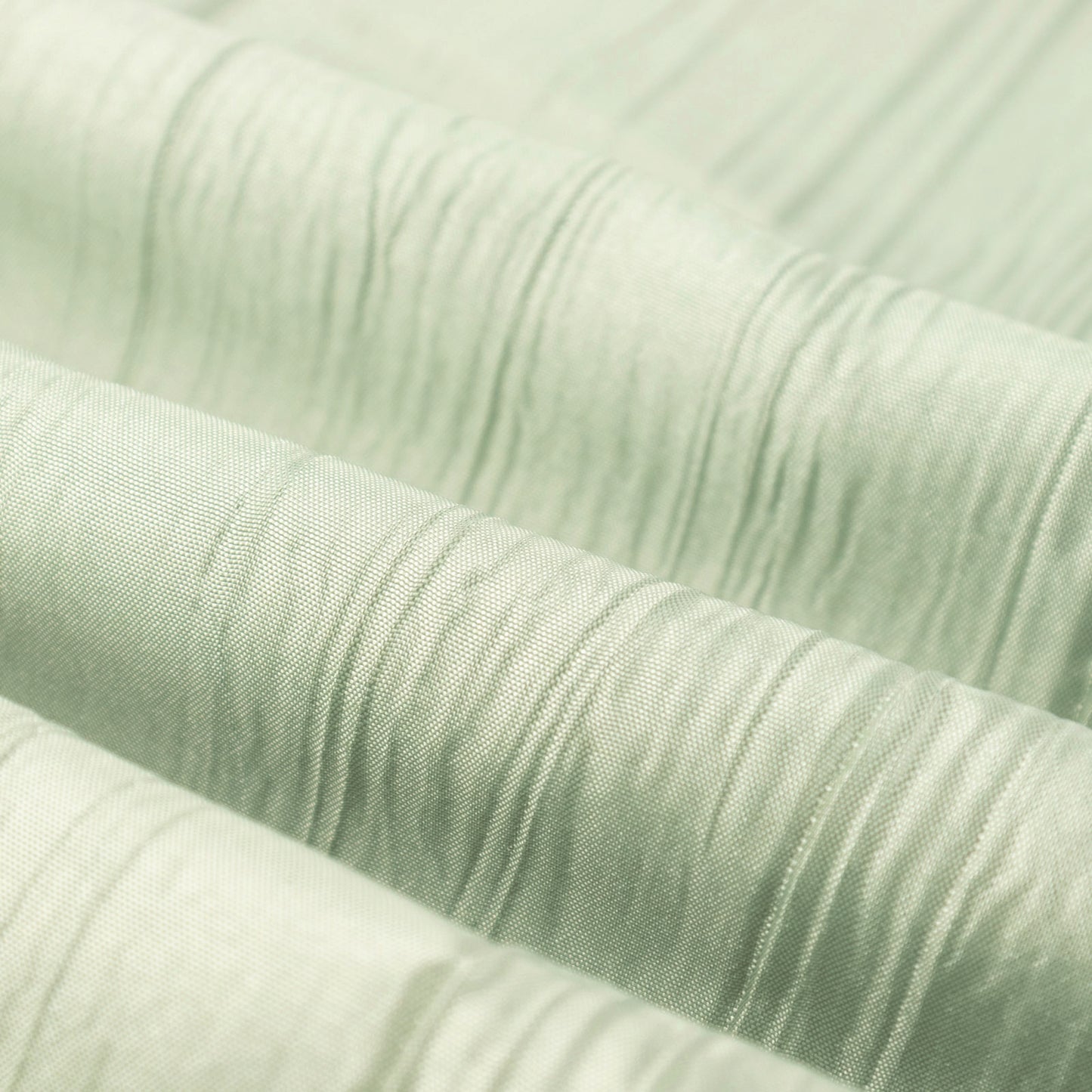 54"x10 Yards Sage Green Accordion Crinkle Taffeta Fabric Bolt