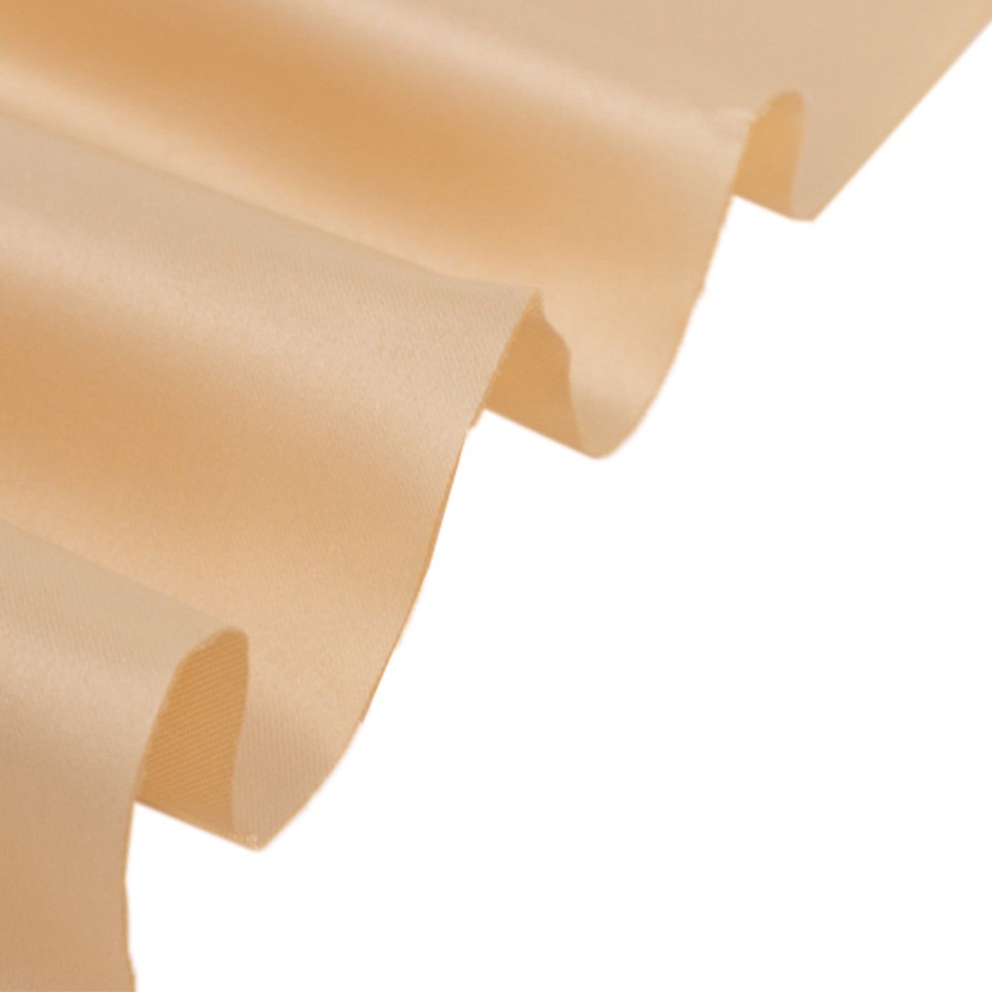 54"x10 Yards Beige Lamour Satin Fabric Bolt, Heavy Matte Satin Fabric By The Yard