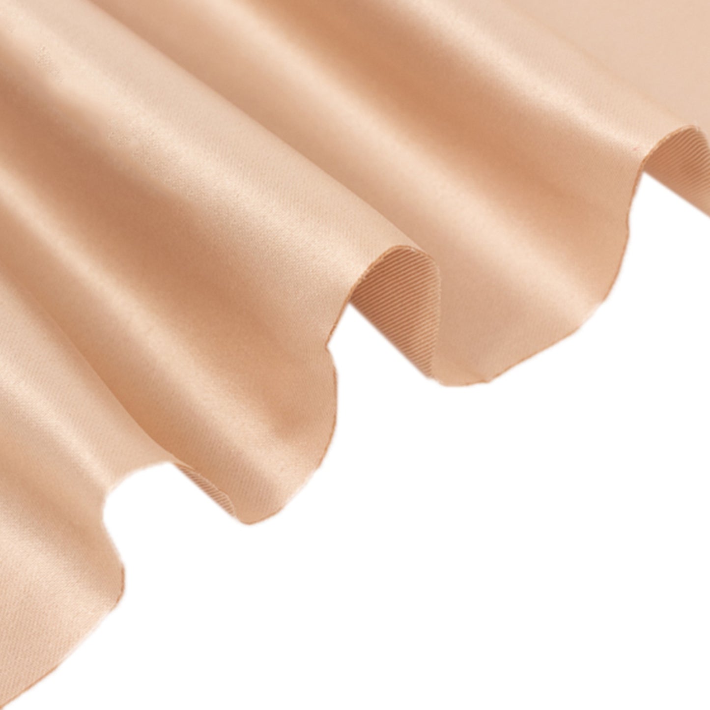 54"x10 Yards Nude Lamour Satin Fabric Bolt, Heavy Matte Satin Fabric By The Yard