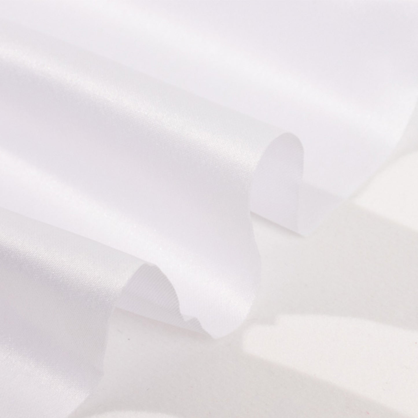 54"x10 Yards White Lamour Satin Fabric Bolt, Heavy Matte Satin Fabric By The Yard