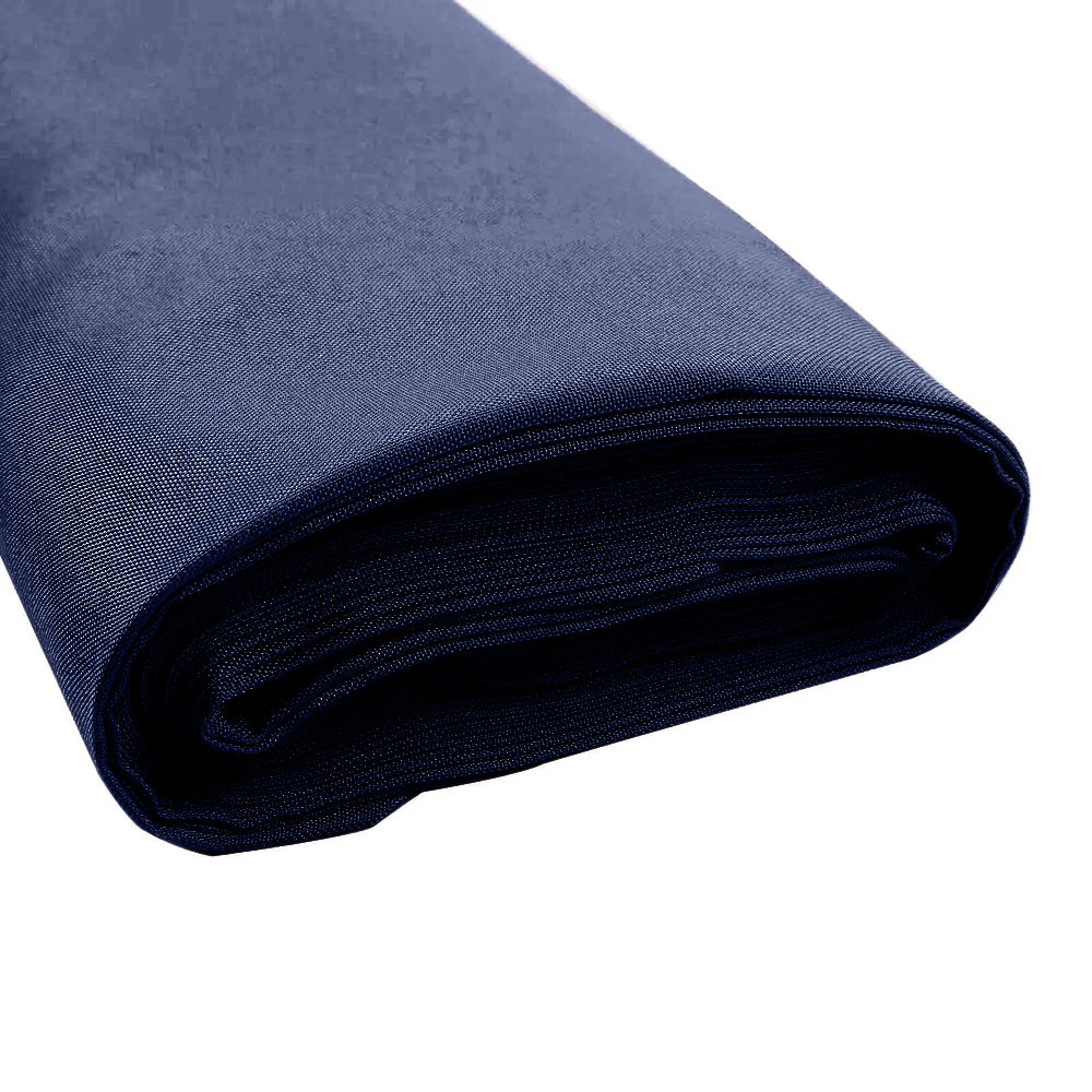 54"x10 Yards Premium Polyester Navy Blue Fabric Bolt, DIY Craft Fabric Roll for Upholstery, Curtains, and Event Decor