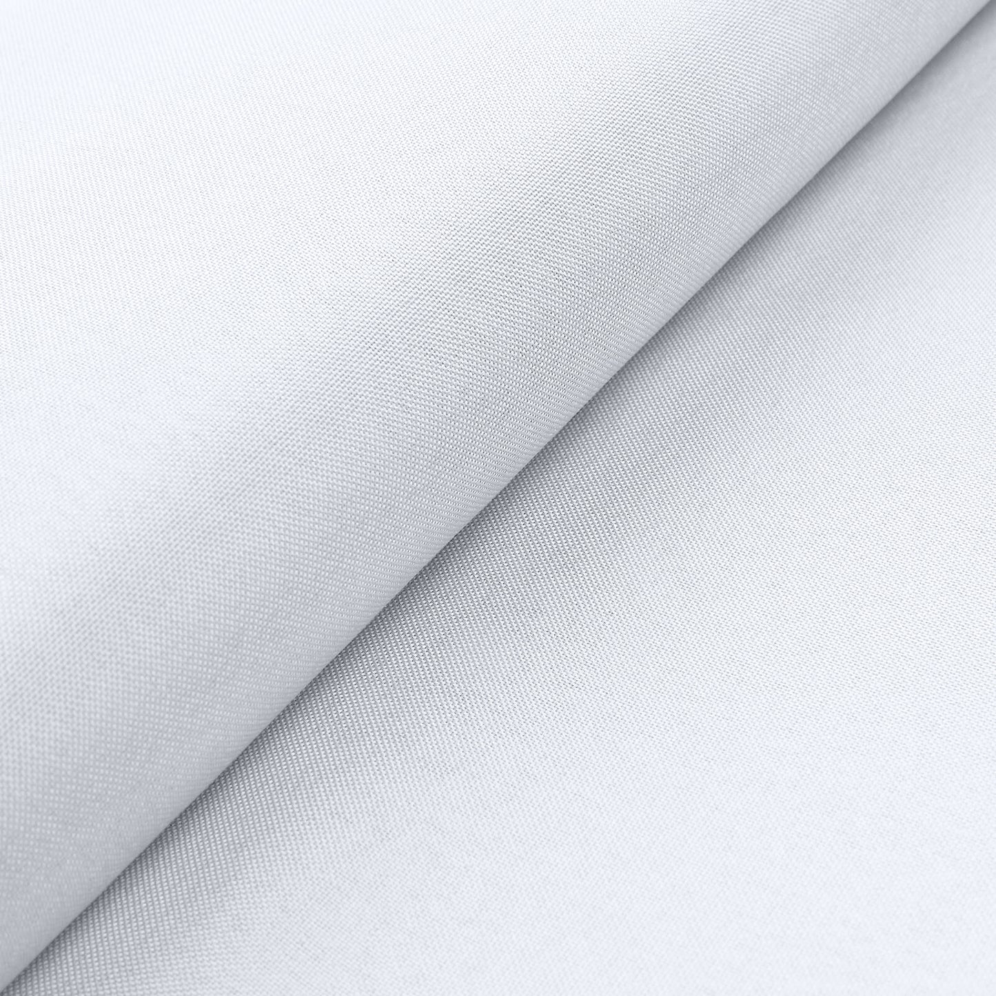 54"x10 Yards Premium Polyester White Fabric Bolt, DIY Craft Fabric Roll for Upholstery, Curtains, and Event Decor