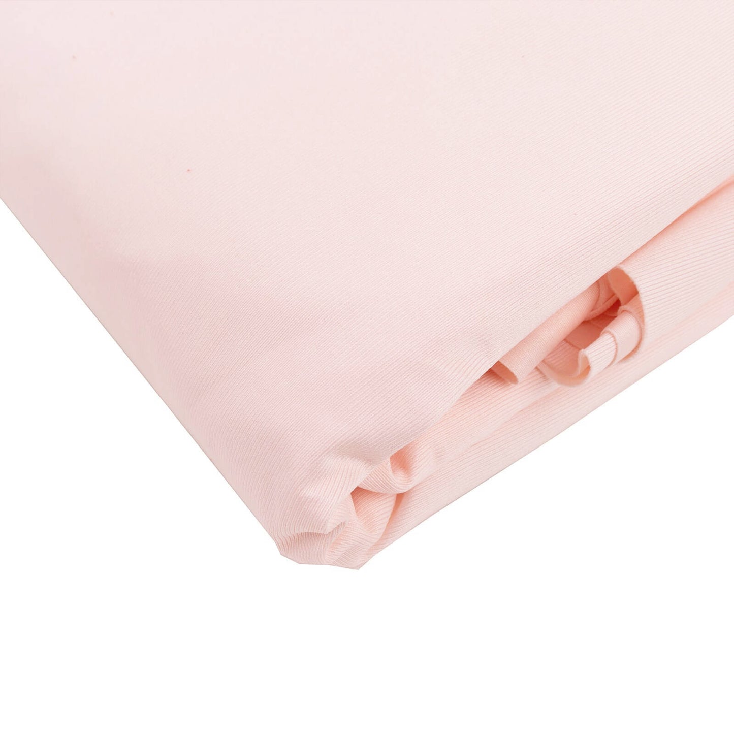 Premium Blush Scuba Polyester Fabric Roll, Wrinkle Free DIY Craft Fabric Bolt- 60"x10 Yards