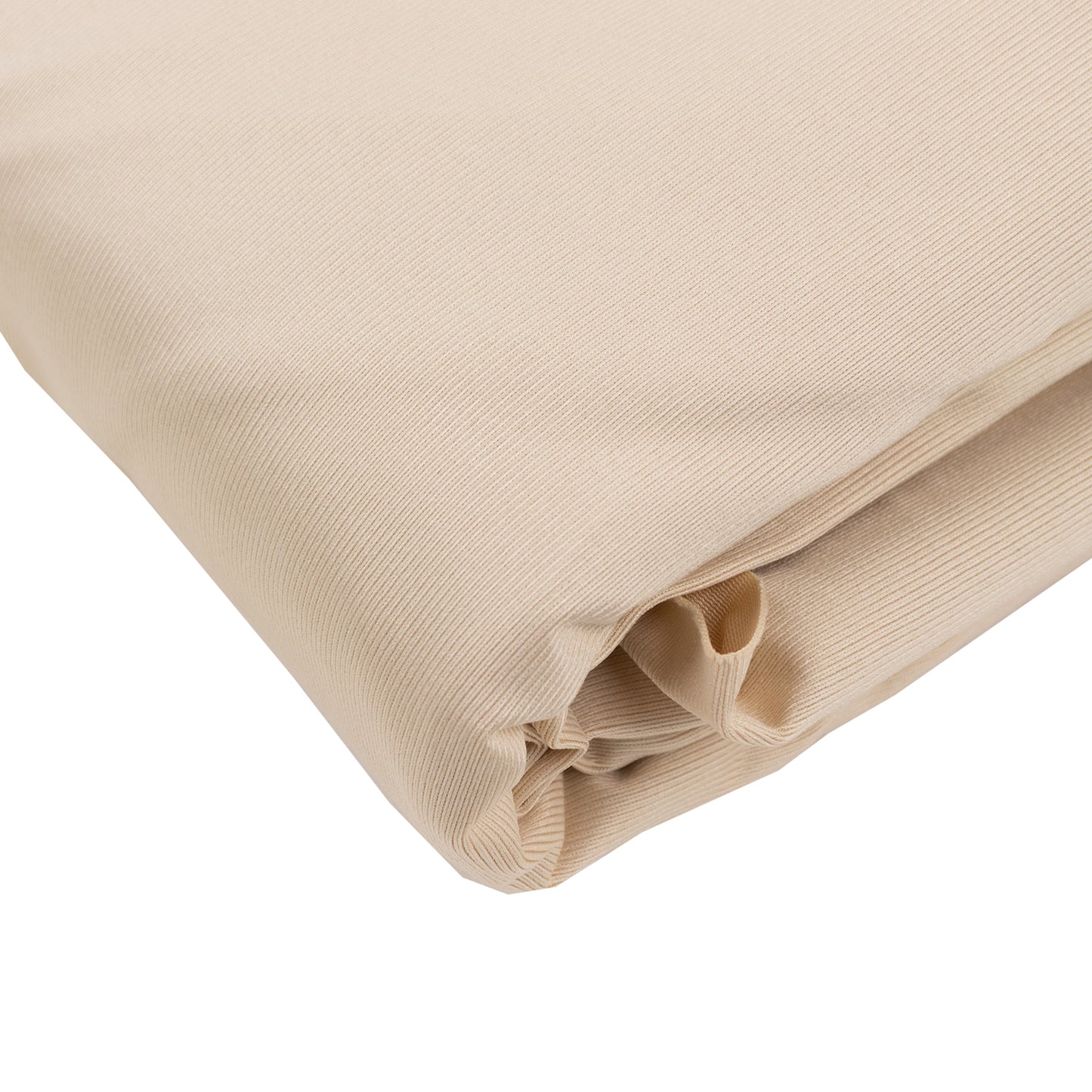 Premium Beige Scuba Polyester Fabric Roll, Wrinkle Free DIY Craft Fabric Bolt- 60"x10 Yards