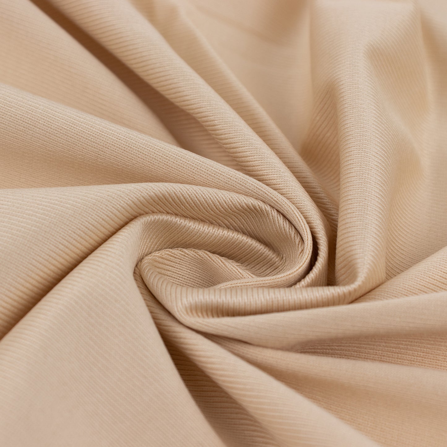 Premium Beige Scuba Polyester Fabric Roll, Wrinkle Free DIY Craft Fabric Bolt- 60"x10 Yards