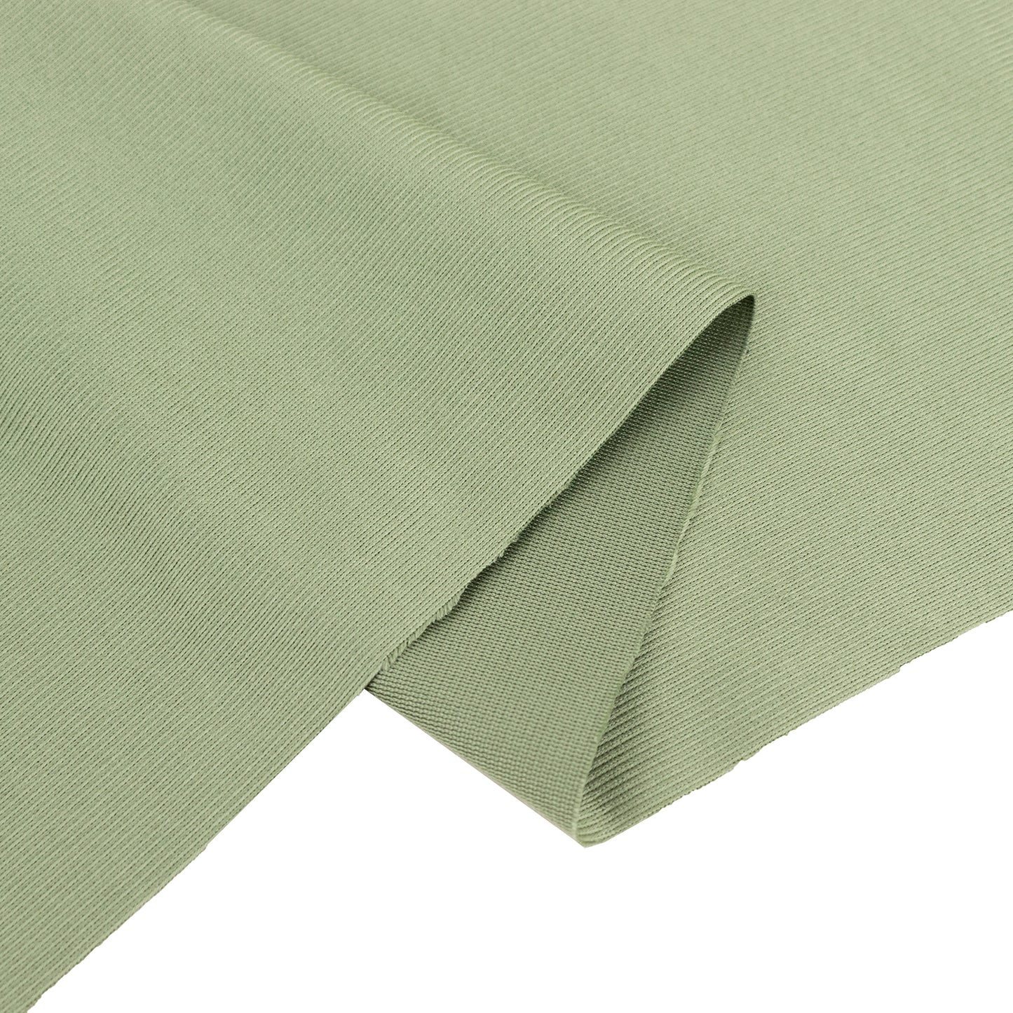 Premium Dusty Sage Green Scuba Polyester Fabric Roll, Wrinkle Free DIY Craft Fabric Bolt- 60"x10 Yards