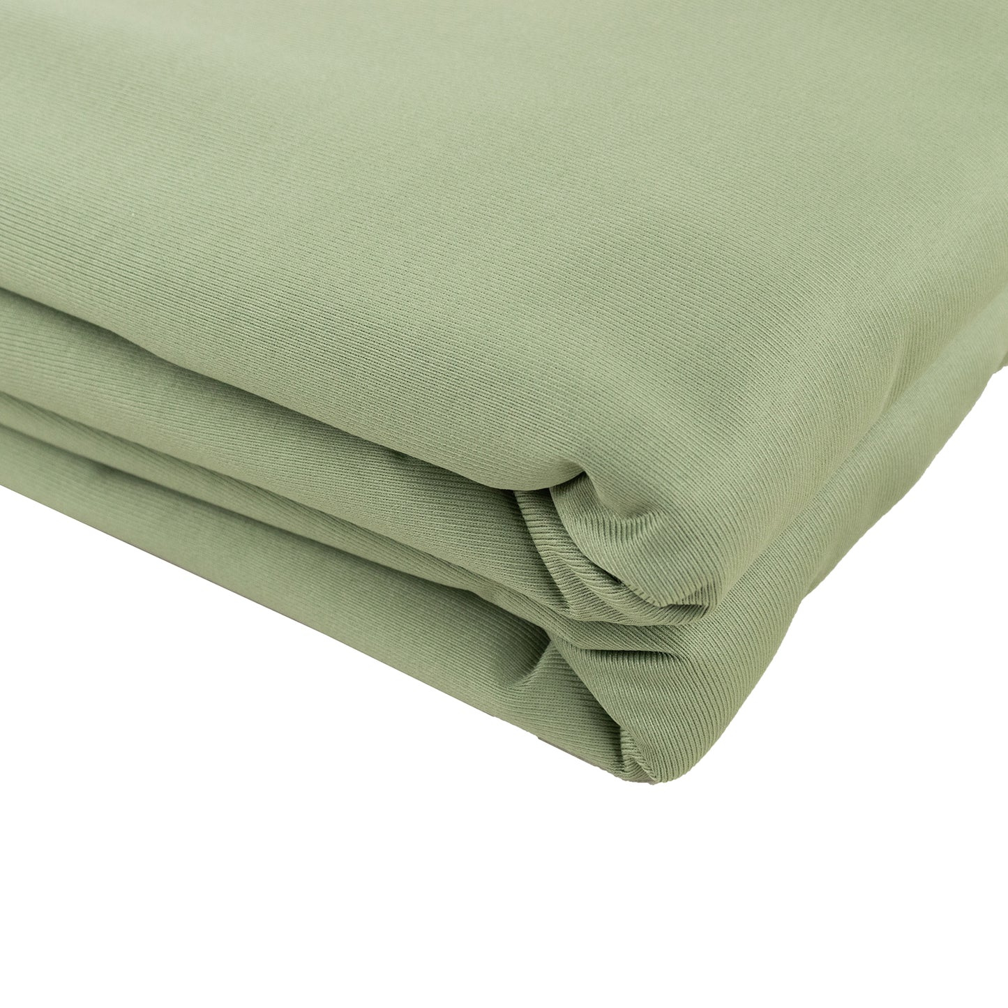 Premium Dusty Sage Green Scuba Polyester Fabric Roll, Wrinkle Free DIY Craft Fabric Bolt- 60"x10 Yards