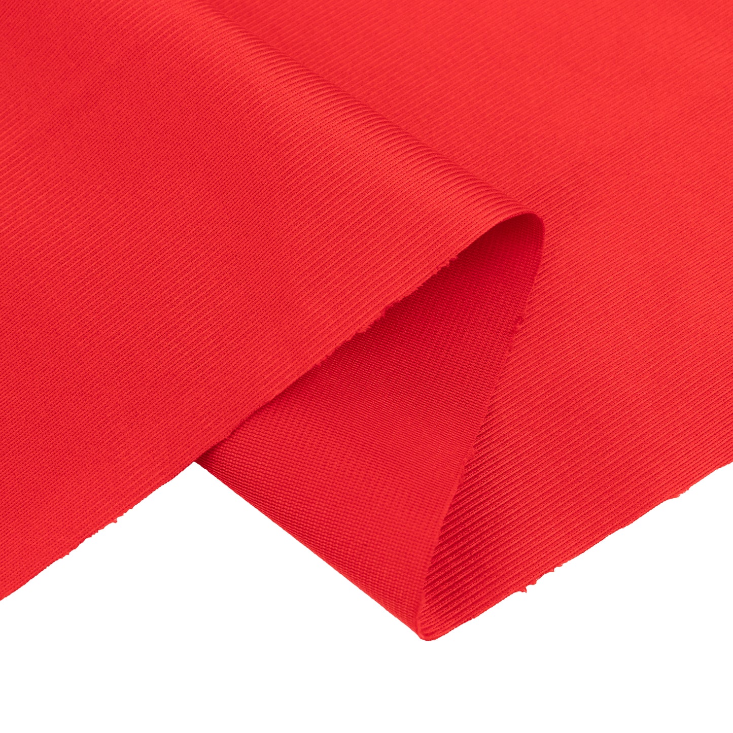 Premium Red Scuba Polyester Fabric Roll, Wrinkle Free DIY Craft Fabric Bolt- 60"x10 Yards