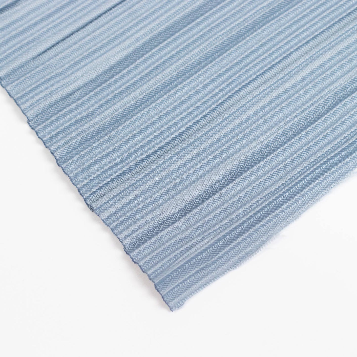 60" x 10 Yards Scuba Fabric Bolt Dusty Blue Accordion Pleated – Wrinkle-Free & Stain-Resistant Textu