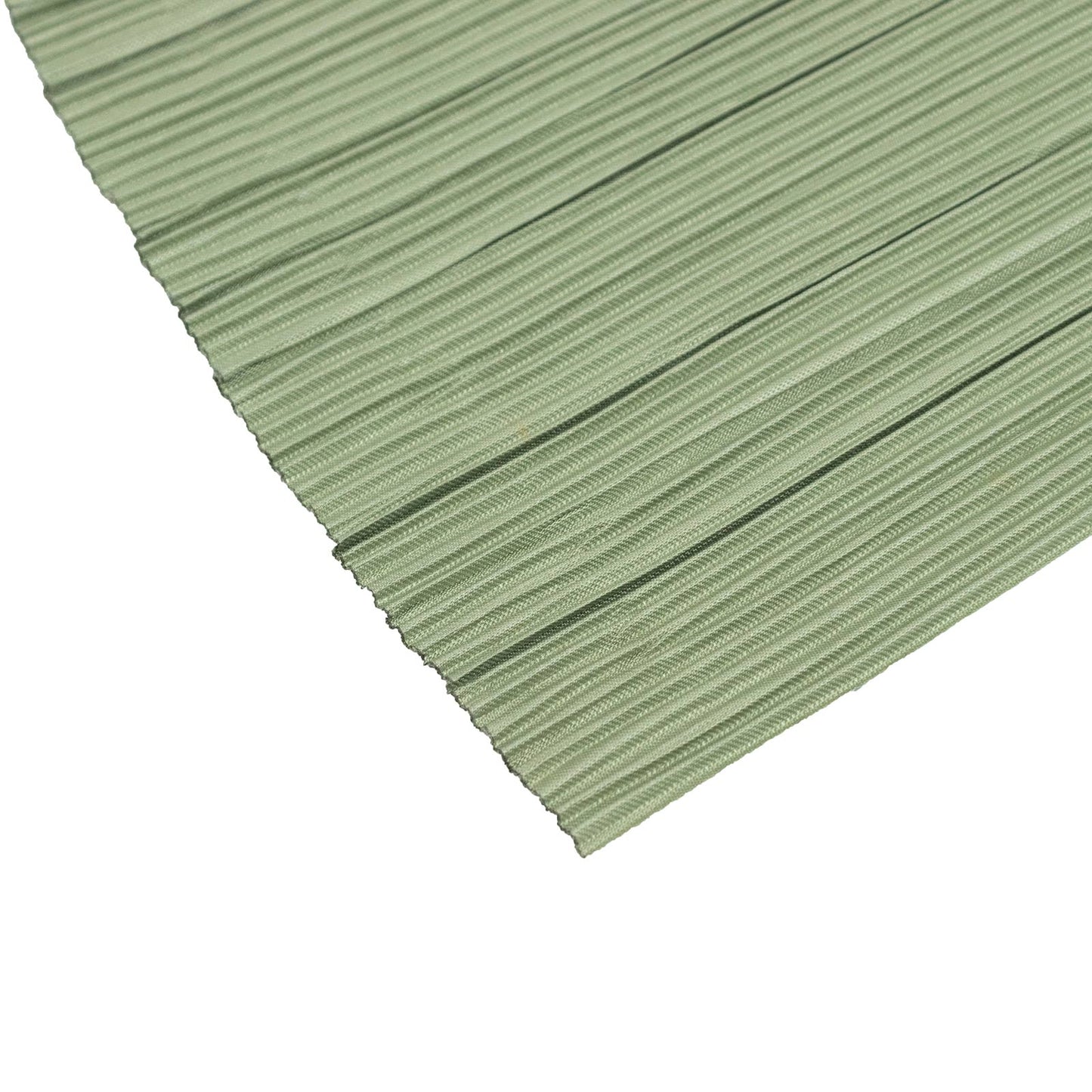 60" x 10 Yards Scuba Fabric Bolt Dusty Sage Green Accordion Pleated – Wrinkle-Free & Stain-Resistant