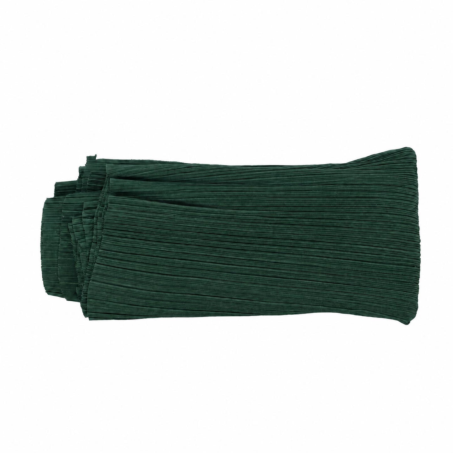 60" x 10 Yards Scuba Fabric Bolt Hunter Emerald Green Accordion Pleated – Wrinkle-Free & Stain-Resis