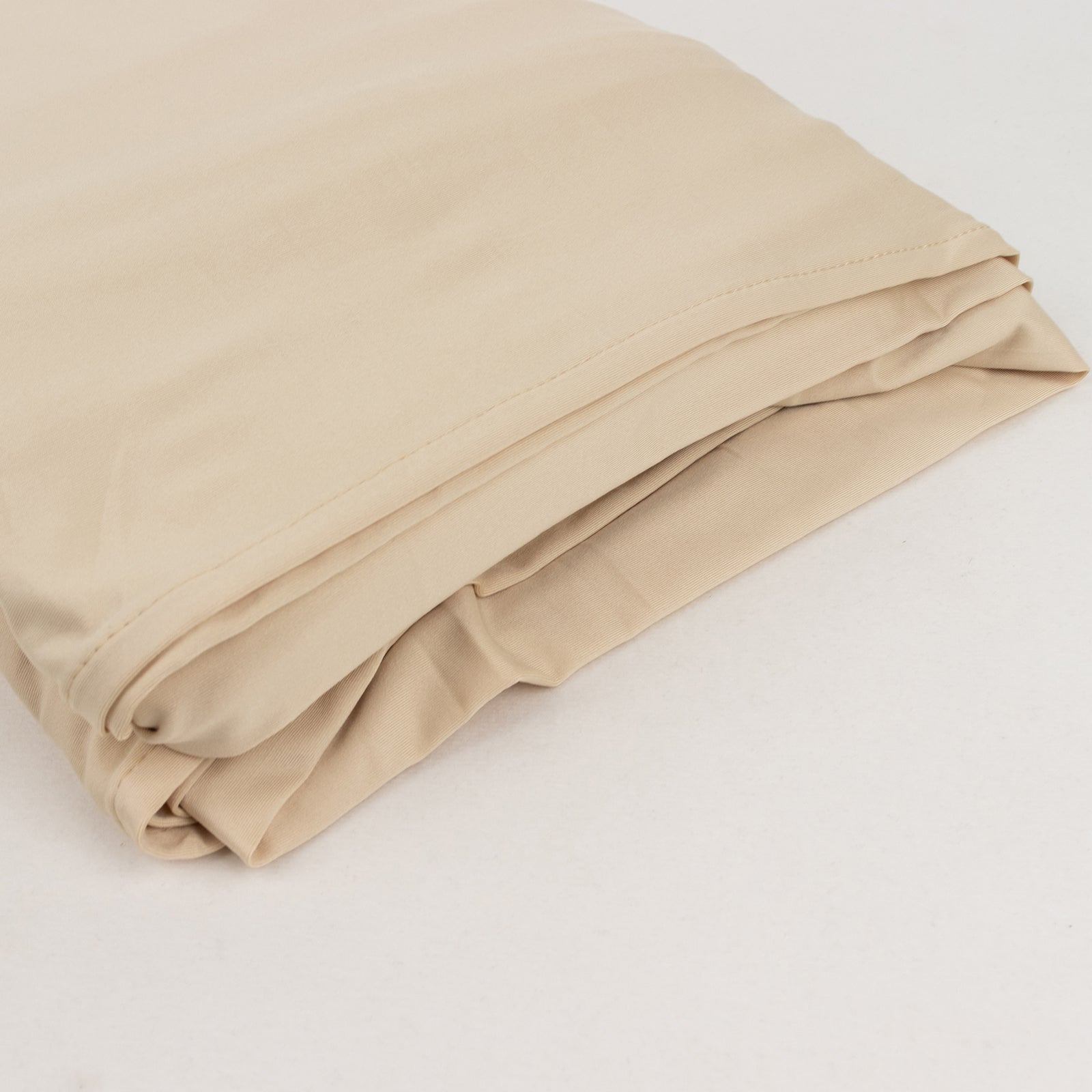 Beige 4-way stretch spandex fabric roll for DIY crafts, 60"x10 yards.