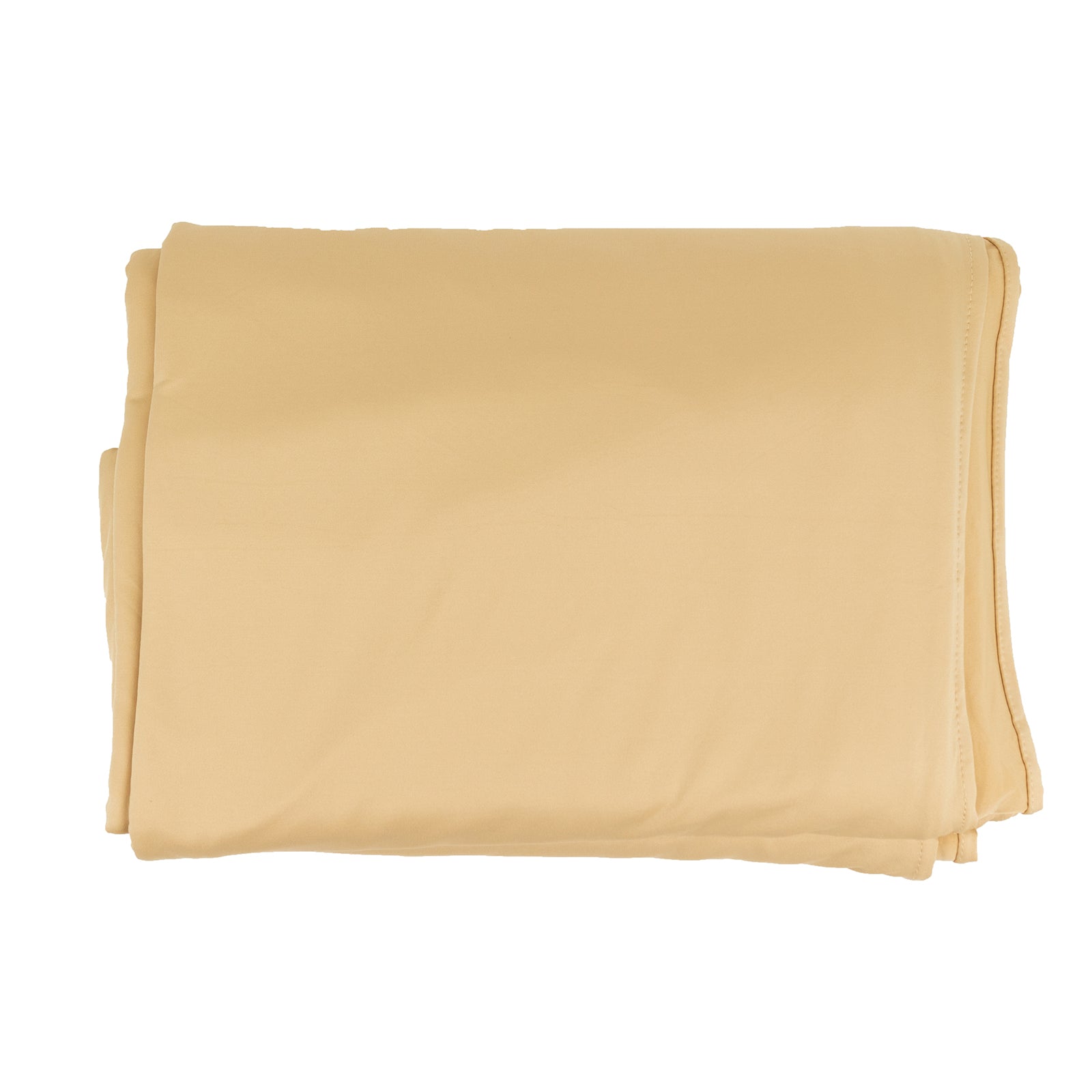 Champagne spandex 4-way stretch fabric roll, 60"x10 yards, for DIY crafts.