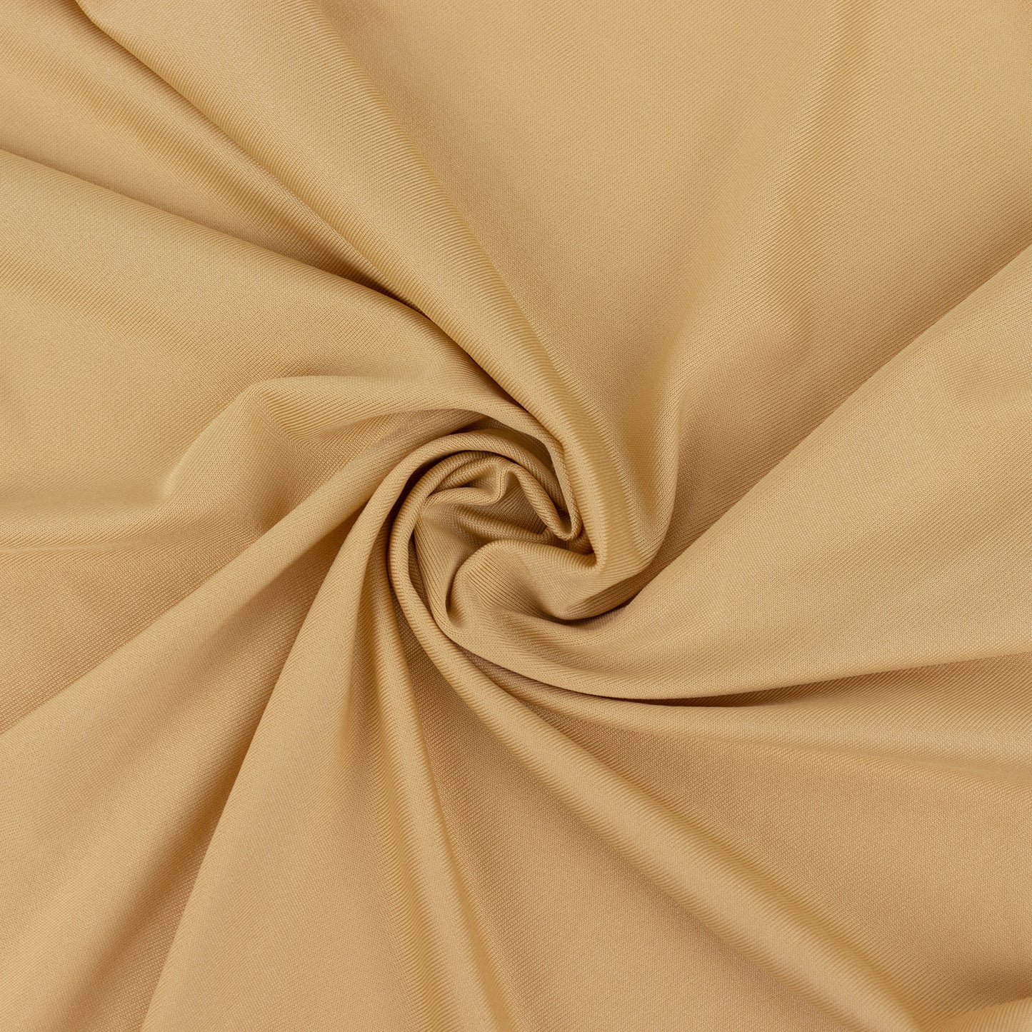 Champagne spandex 4-way stretch fabric roll, 60"x10 yards, for DIY crafts.