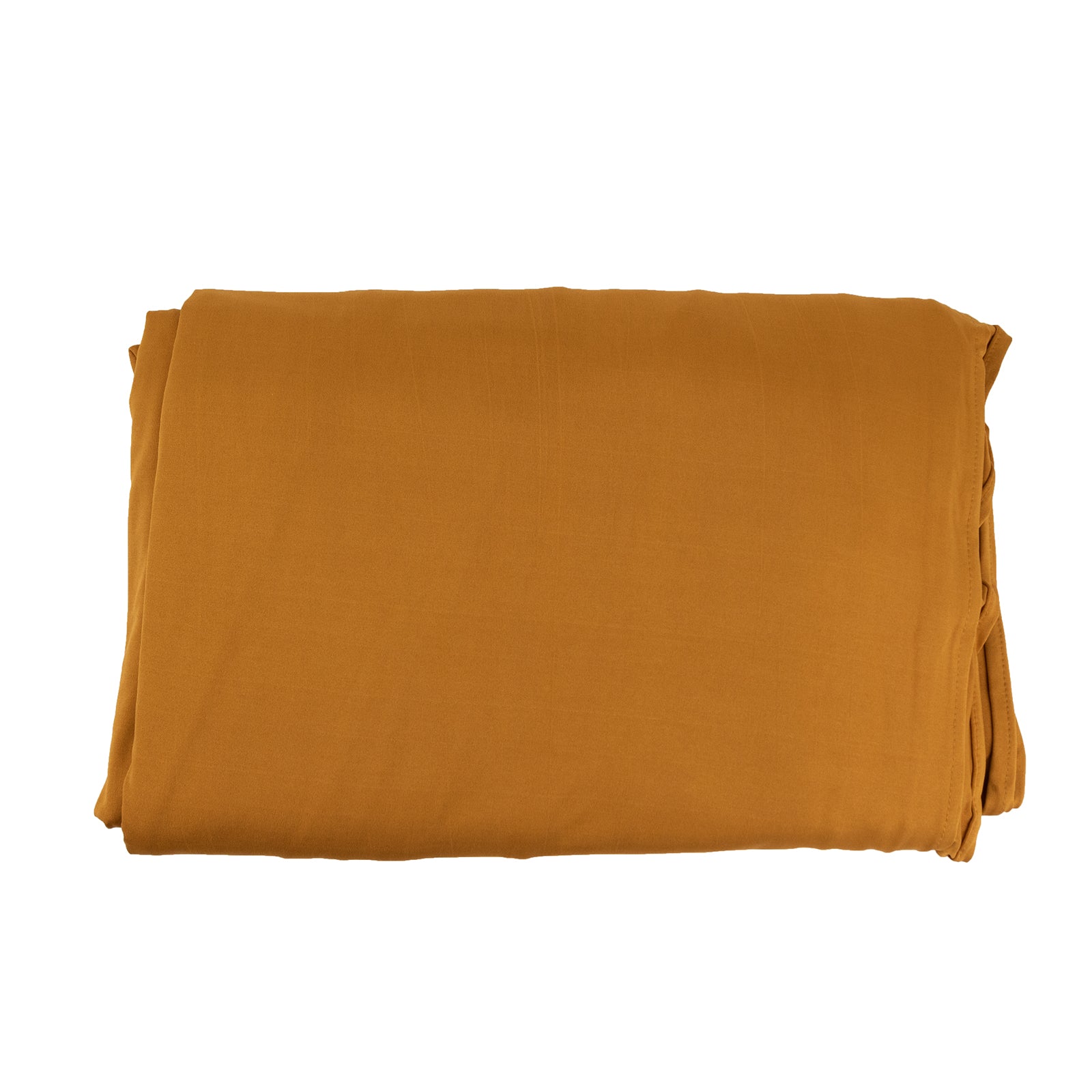 Mustard yellow 4-way stretch fabric roll, 60"x10 yards, perfect for DIY crafts.