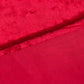 65"x5 Yards Burgundy Crushed Velvet Fabric Bolt, DIY Craft Fabric Roll